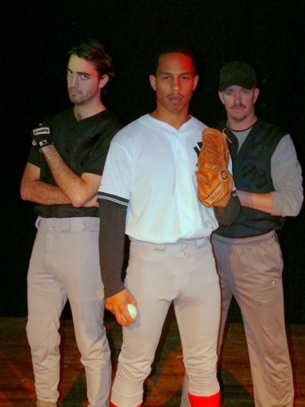 Ted Powell, Gerard Joseph and Bill Egan at 